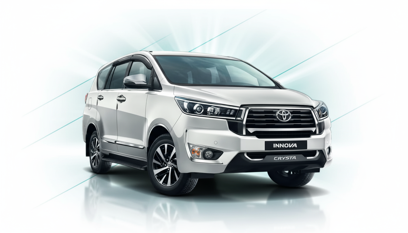 Innova Crysta luxury cab – best rental car for weddings and VIP travel Hubli