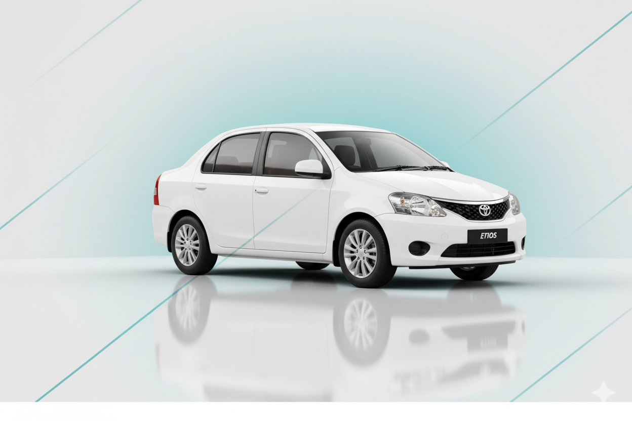 Toyota Etios sedan – comfortable taxi for Hubli airport transfers